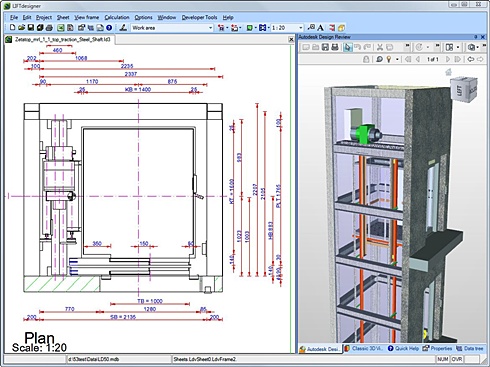 آموزش طراحی نقشه آسانسور با lift designer لیفت دیزاینر